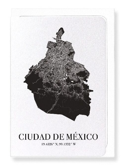 MEXICO CITY CUTOUT (DARK): Greeting Card
