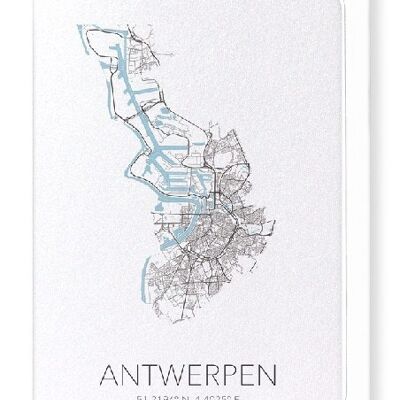 DÉCOUPE D'ANVERS (LUMIÈRE): Carte de vœux