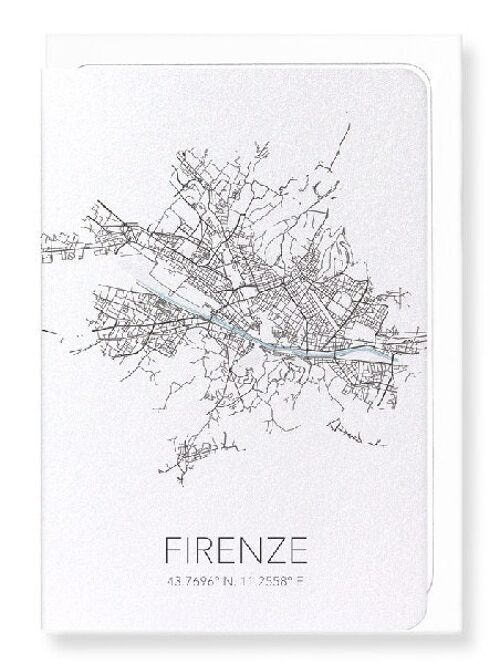 FLORENCE CUTOUT (LIGHT): Greeting Card