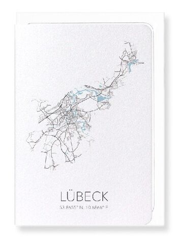 DÉCOUPE DE LÜBECK (LUMIÈRE): Carte de vœux 3