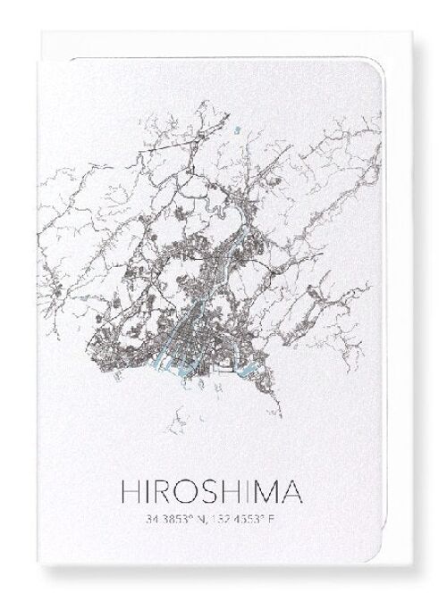 HIROSHIMA CUTOUT (LIGHT): Greeting Card