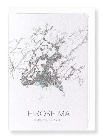 DÉCOUPE D'HIROSHIMA (LUMIÈRE): Carte de vœux 1
