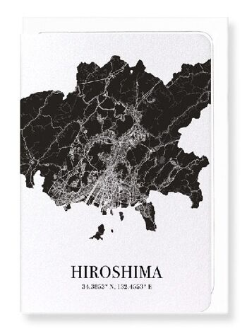 DÉCOUPE D'HIROSHIMA (LUMIÈRE): Carte de vœux 2