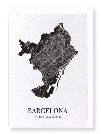 BARCELONE CUTOUT (LIGHT): Carte de vœux 2