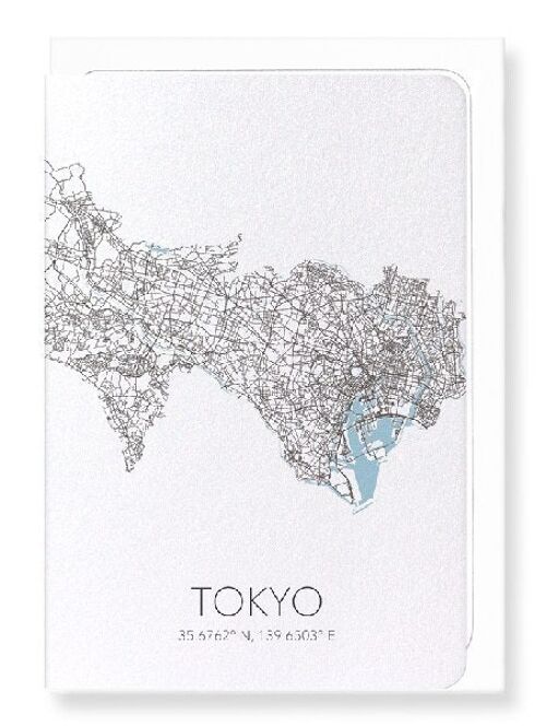 TOKYO CUTOUT (LIGHT): Greeting Card