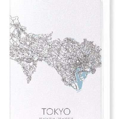TOKYO AUSSCHNITT (LICHT): Grußkarte