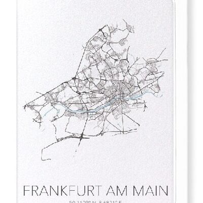 FRANKFURT AUSSCHNITT (HELL): Grußkarte
