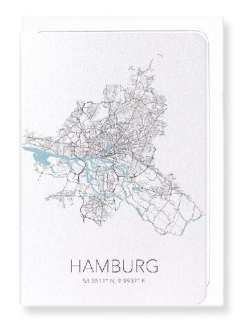 DÉCOUPE DE HAMBOURG (LUMIÈRE): Carte de vœux 1