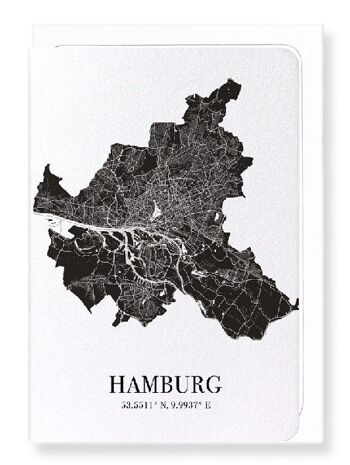 DÉCOUPE DE HAMBOURG (LUMIÈRE): Carte de vœux 2