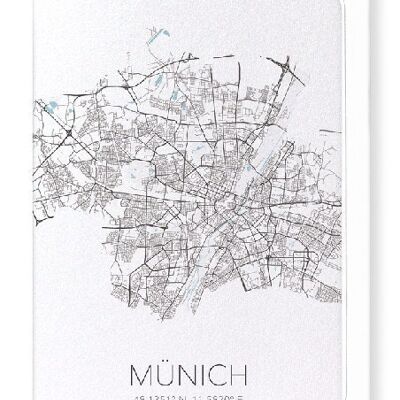 MUNICH CUTOUT (LIGHT): Carte de vœux
