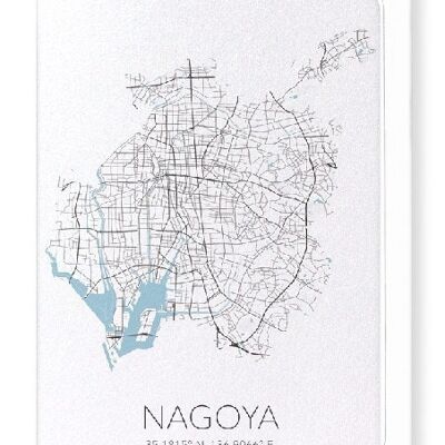 DÉCOUPE DE NAGOYA (LUMIÈRE): Carte de vœux