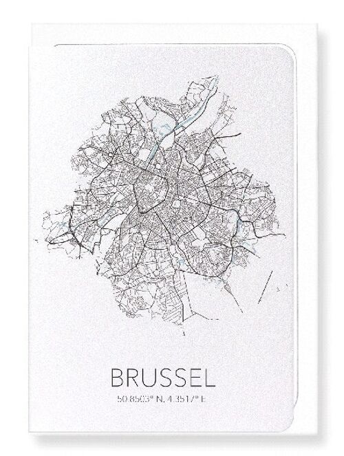 BRUSSELS CUTOUT (LIGHT): Greeting Card