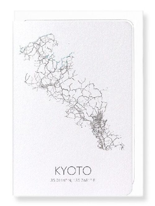 KYOTO CUTOUT (LIGHT): Greeting Card