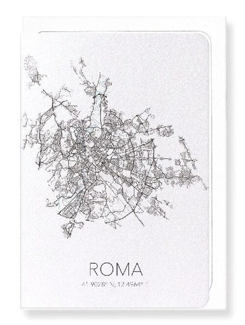 ROME CUTOUT (LIGHT): Greeting Card
