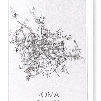 ROME CUTOUT (LIGHT): Greeting Card