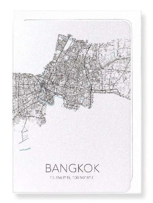 BANGKOK CUTOUT (LIGHT): Greeting Card