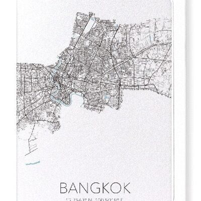 BANGKOK AUSSCHNITT (HELL): Grußkarte