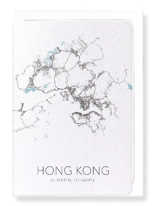 HONG KONG CUTOUT (LIGHT): Greeting Card