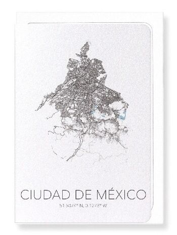 MEXICO CITY CUTOUT (LIGHT): Carte de vœux 1