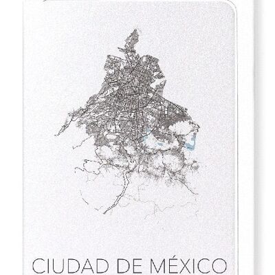 MEXICO CITY CUTOUT (LIGHT): Carte de vœux