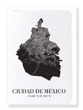 MEXICO CITY CUTOUT (LIGHT): Carte de vœux 2