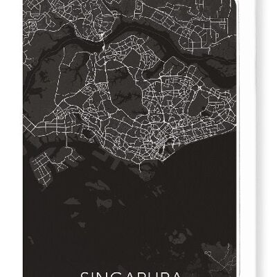 SINGAPORE FULL (DARK): Greeting Card