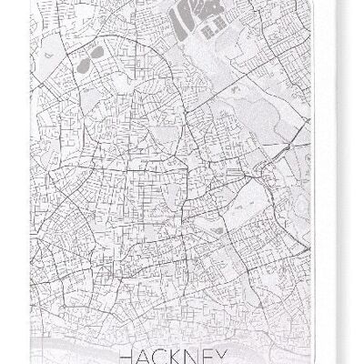 HACKNEY VOLLSTÄNDIGE KARTE (LICHT): Grußkarte