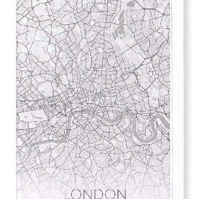 MAPPA COMPLETA DI LONDRA (LUCE): Biglietto d'auguri