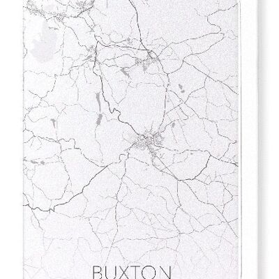 BUXTON FULL MAP (LIGHT): Greeting Card
