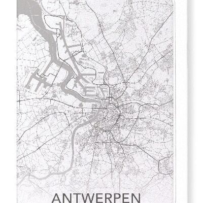 ANTWERPEN VOLL (LICHT): Grußkarte