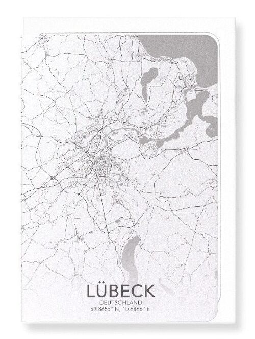 LÜBECK FULL (LIGHT): Greeting Card