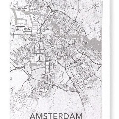 AMSTERDAM FULL (LIGHT): Grußkarte