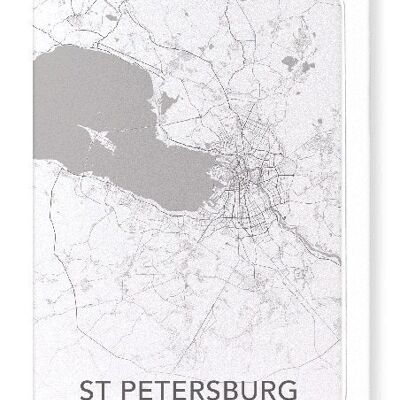 ST PETERSBURG FULL (LIGHT): Greeting Card