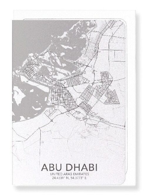ABU DHABI FULL (LIGHT): Greeting Card