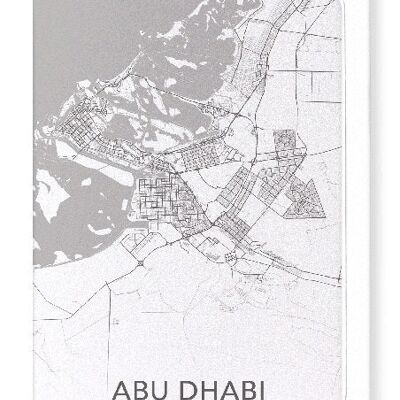 ABU DHABI VOLL (LICHT): Grußkarte