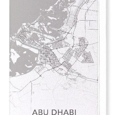 ABU DHABI FULL (LIGHT): Greeting Card