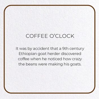 COFFEE O'CLOCK Carte de vœux 2