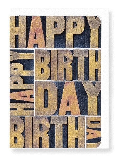 BIRTHDAY BEST WISHES Greeting Card