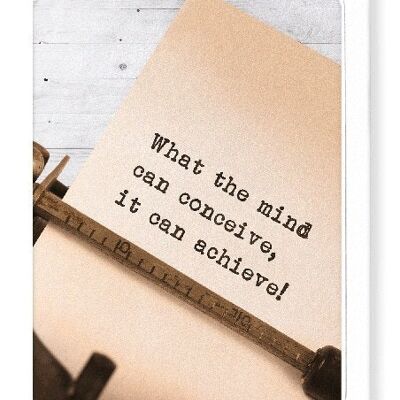 MIND THAT CONCEIVES Greeting Card