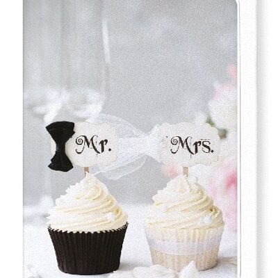 MR & MRS CUPCAKE Greeting Card