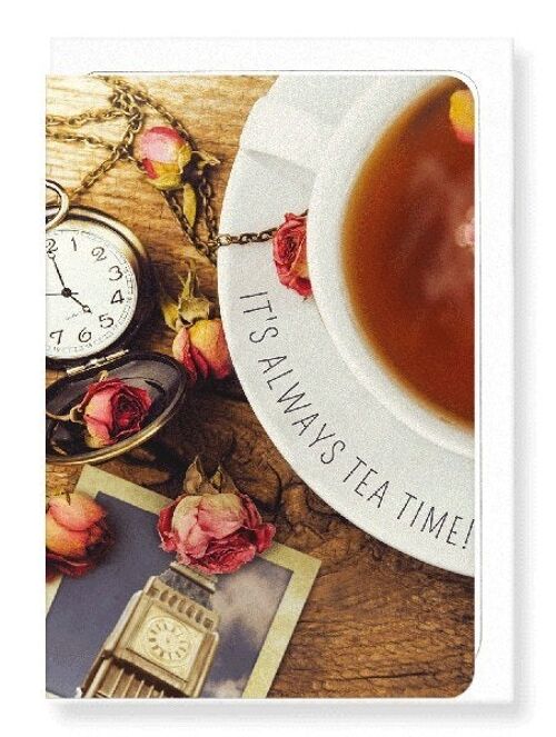 BRITISH AFTERNOON TEA Greeting Card