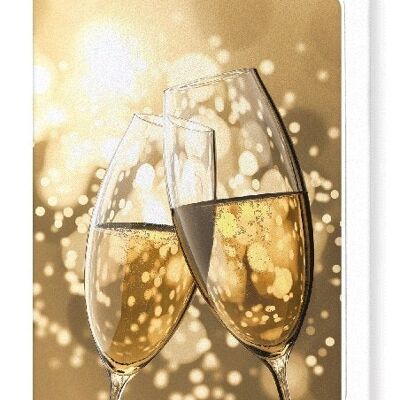 CHAMPAGNE CHEERS Greeting Card