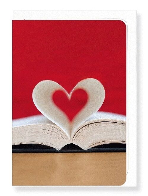 PAGE OF HEART Greeting Card