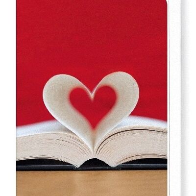 PAGE OF HEART Greeting Card