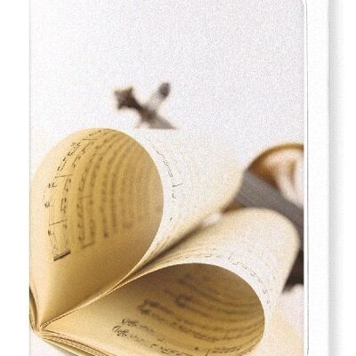 LOVE FOR MUSIC Greeting Card