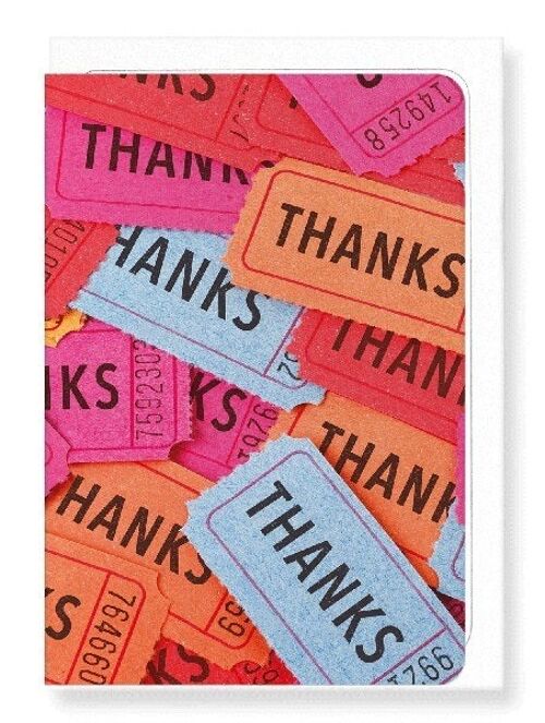 CINEMA TICKETS OF THANKS Greeting Card