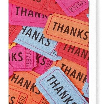 CINEMA TICKETS OF THANKS Greeting Card