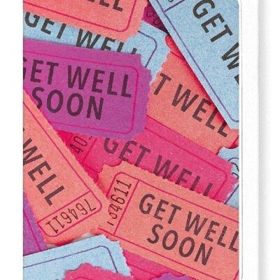 TICKETS OF GET WELL Greeting Card