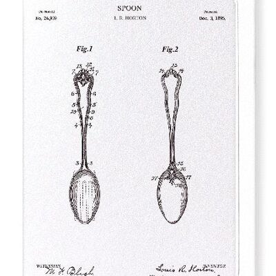 PATENT DER LÖFFEL 1895 Grußkarte