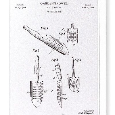 PATENT OF TROWEL 1929  Greeting Card